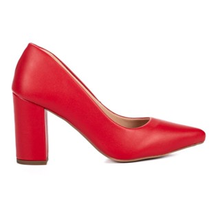 Sapato Feminino Scarpin Fernanda Napa Cores Vibrantes Jjojo Confortável Premium