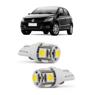 Par Lampada Pingo T10 5 LED Torre Gol G2 G3 G4 G5 G6 Farol Teto Placa em Oferta na Shopee