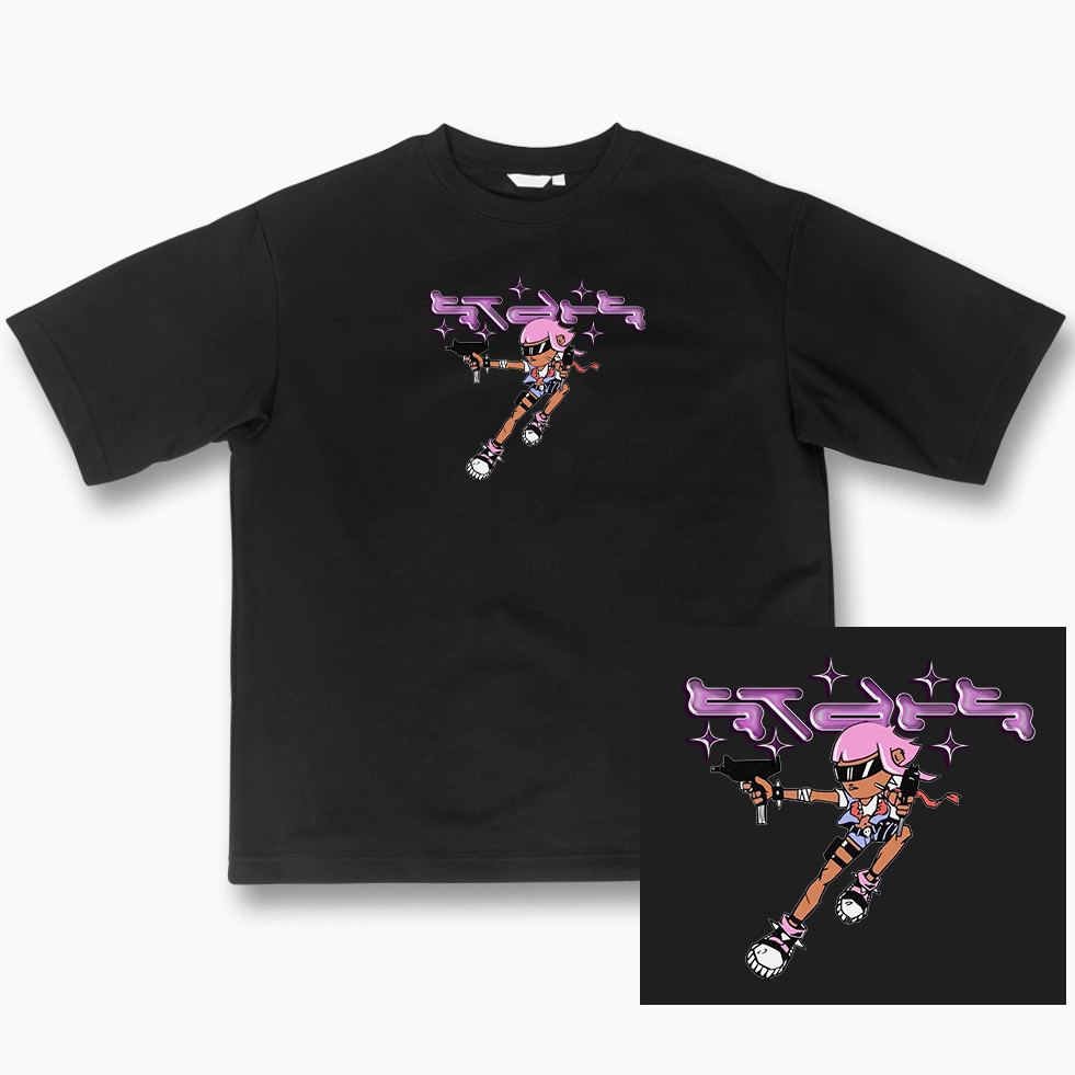 Camiseta OVERSIZED estampada blusa camisa Streetwear em algodão 30.1 modelo STAR Premium OVERSIZED