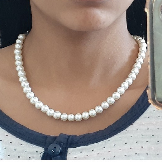 Colar de Perolas Femininas luxo
