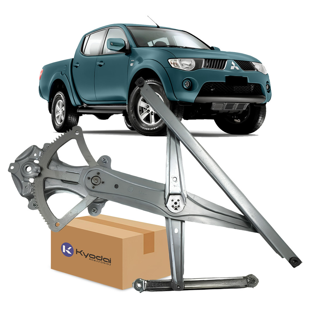 Máquina Vidro Elétrica Dianteira L200 Triton 2008 a 2025 4P