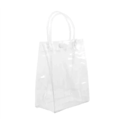 Sacola Transparente Botão - 17x7x23cm - 10 unidades - Rizzo