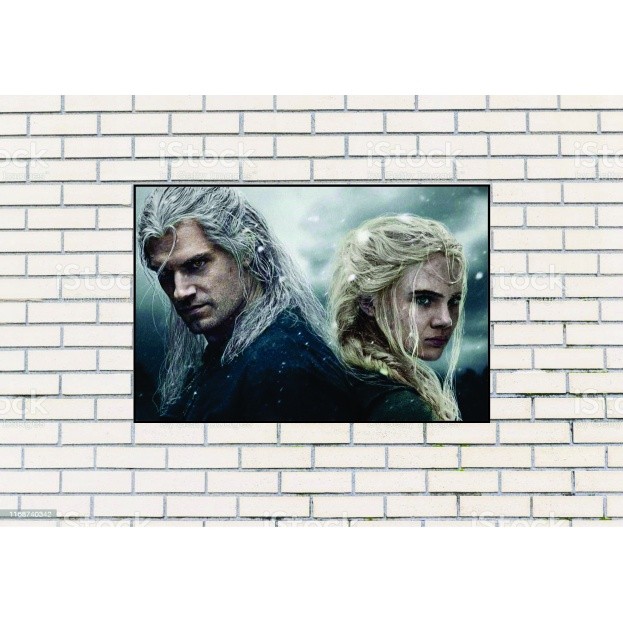Quadro Decorativo The Witcher Serie TV HD Lindo 03 1 Peça 20x30 Mdf De Alta Qualidade