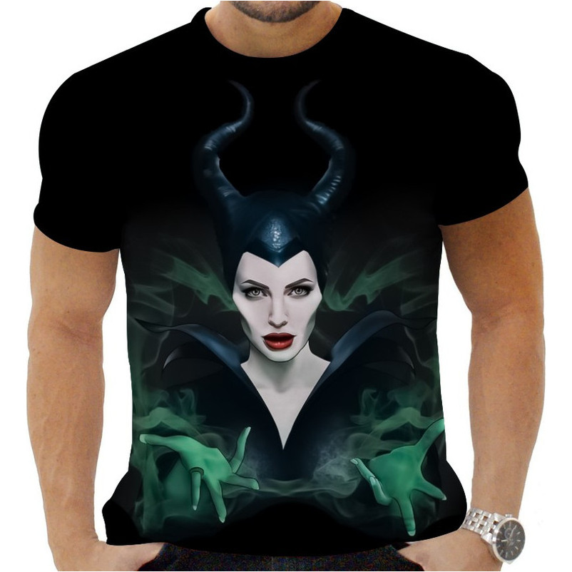 Camiseta Camisa Personalizada Filmes Malévola 001