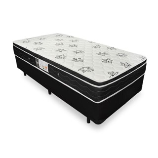 Cama Box Solteiro + Colchão De Molas - Ortobom - Physical Nanolastic 88x188x58cm em Oferta na Shopee