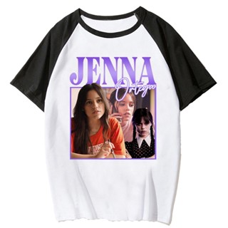 Jenna Ortega Camiseta Mulheres Japonesas Engraçadas Y2K Feminina 2000s harajuku Vestuário