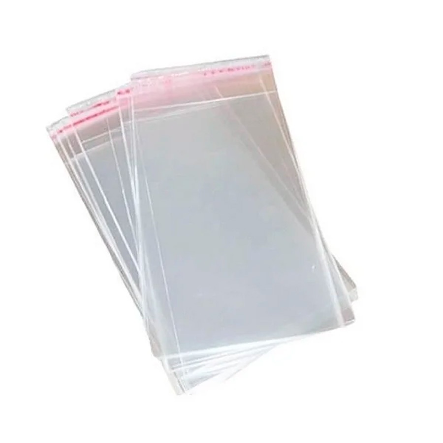 Saco Adesivado Sem furo - 11x18cm - 100 unidades - Rizzo Distribuidora