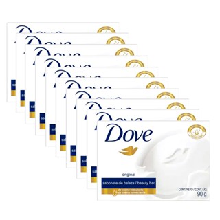 Kit Sabonete Em Barra Dove Original 90g 10 Unidades