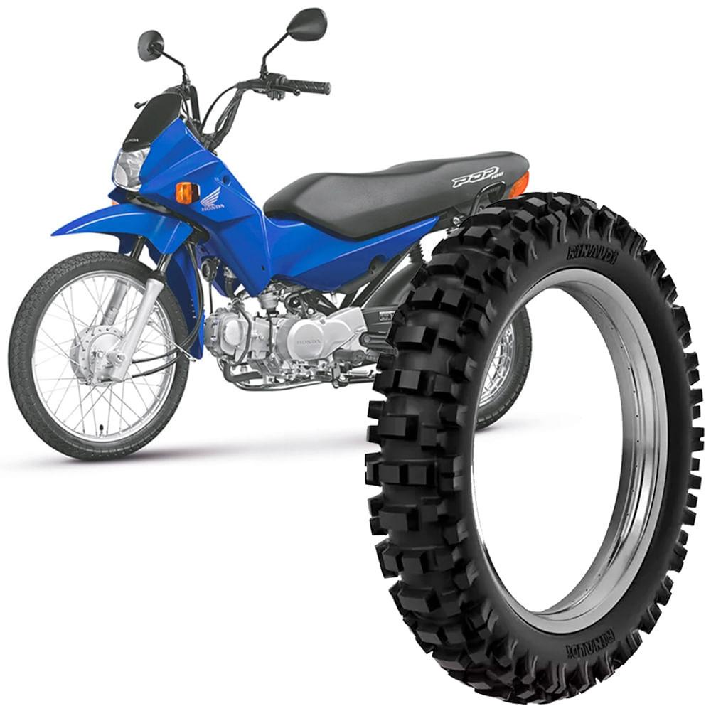 Pneu Moto Pop 100 Rinaldi Aro 14 60/100-14 29m Tras Rmx 35 - Spare Parts and Accessories for Vehicles