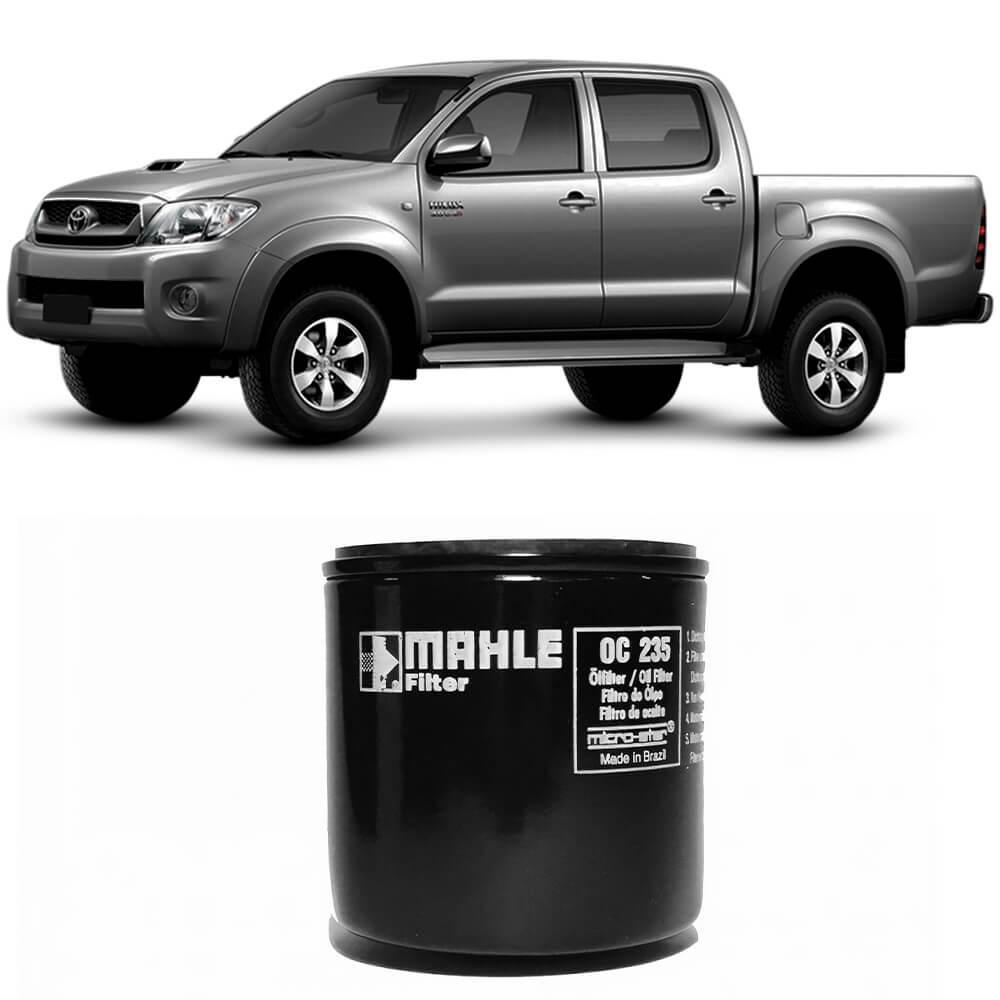 Filtro Óleo Toyota Hilux 99 A 2021 Metal Leve Oc235 em Oferta na Shopee
