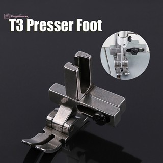 Awgwgwgs 1Pc Máquina De Costura Industrial Peças al Presser Foot T-3 Para Ponto De Trava Zipper Regular Novo