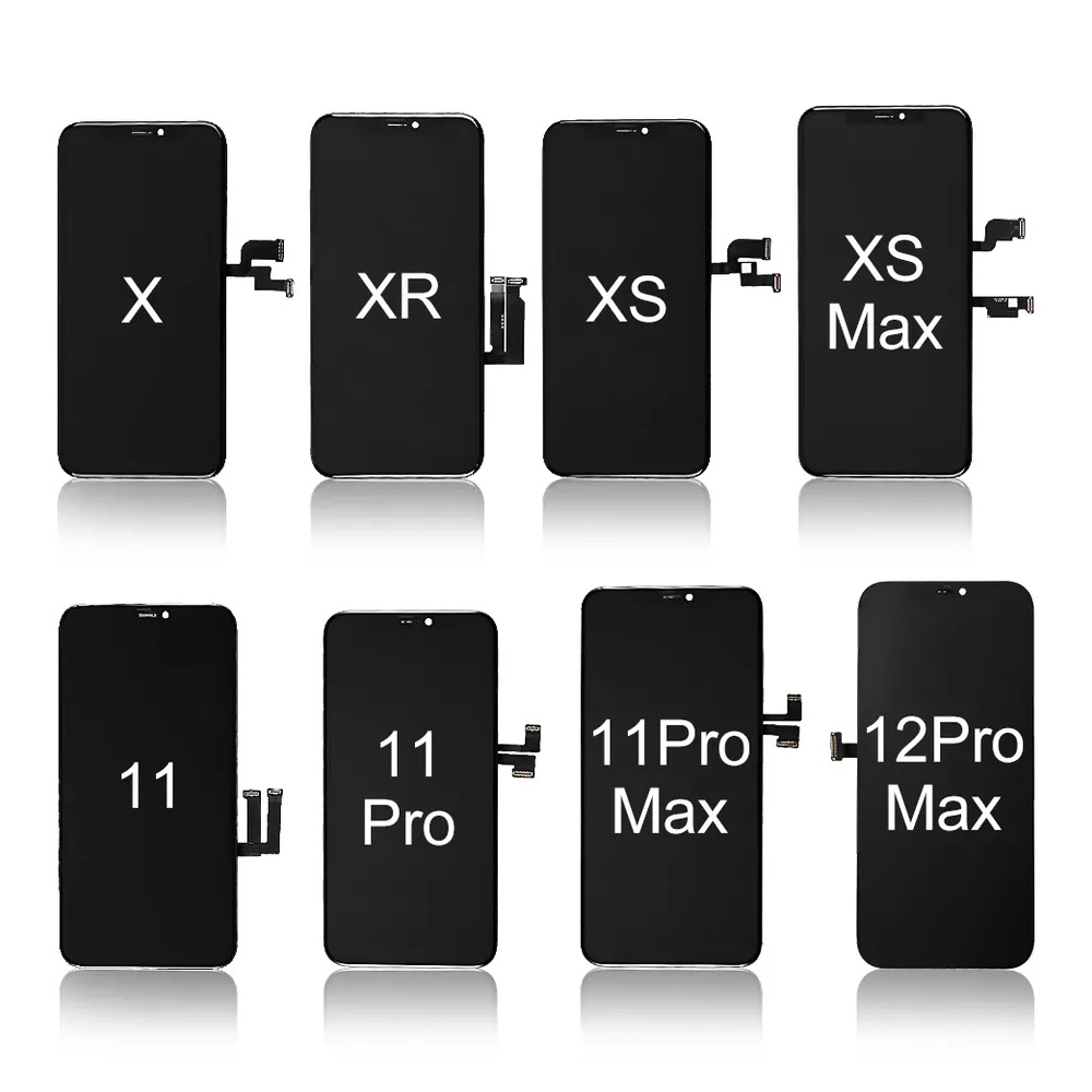 Original Amoled Tela Para Iphone X Xs Xsmax 11 12 Pro Max Oled Frontal Touch Display Vivid Lcd Substituição 100% Teste