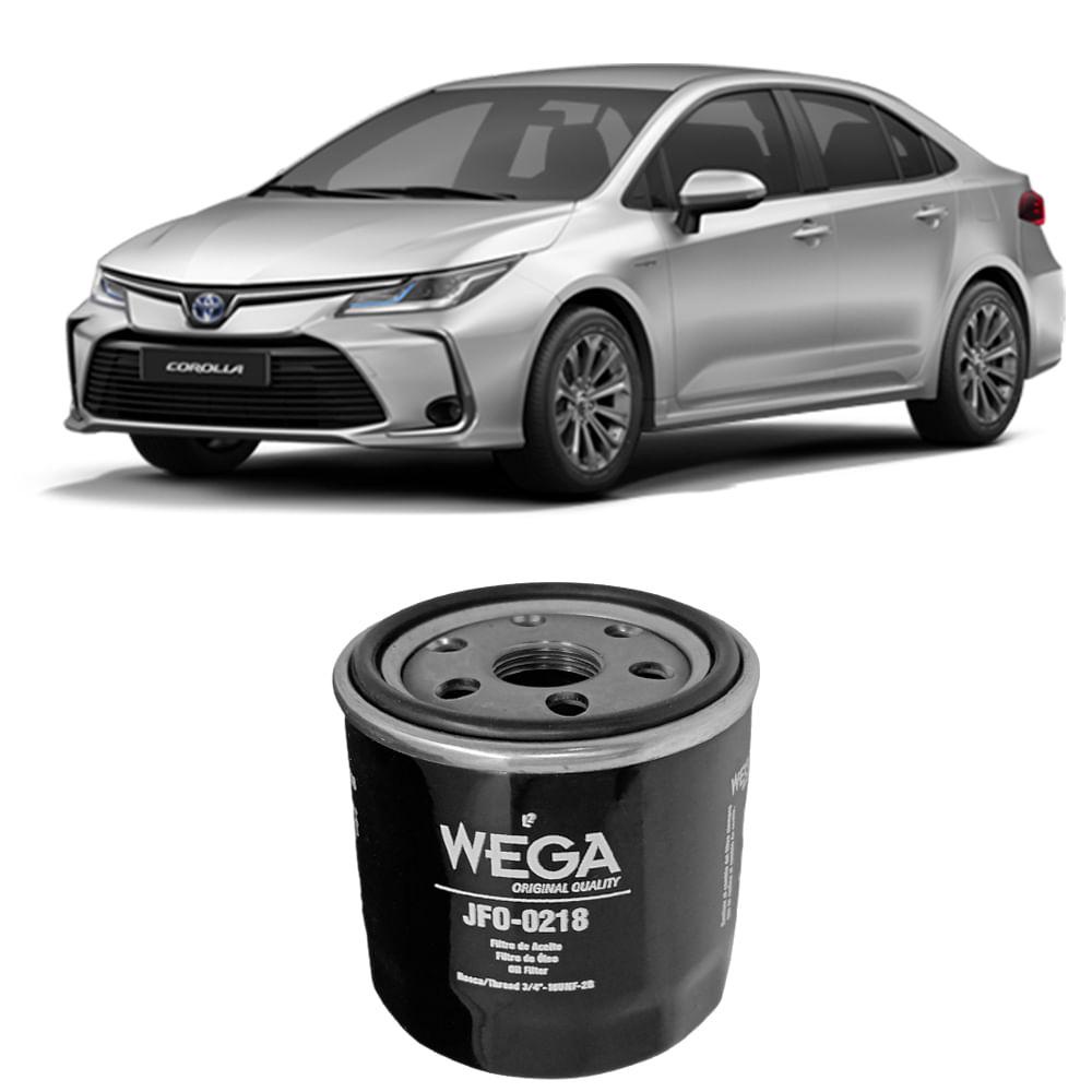 Filtro Óleo Corolla 2.0 2020 a 2023 WEGA JFO0218 em Oferta na Shopee