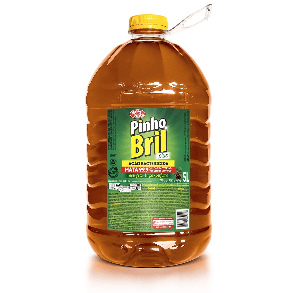 Desinfetante Silvestre Plus 5L Pinho Brill