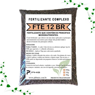 2Kg Fertilizante Mineral Complexo FTE 12 BR Micronutrientes em Oferta na Shopee