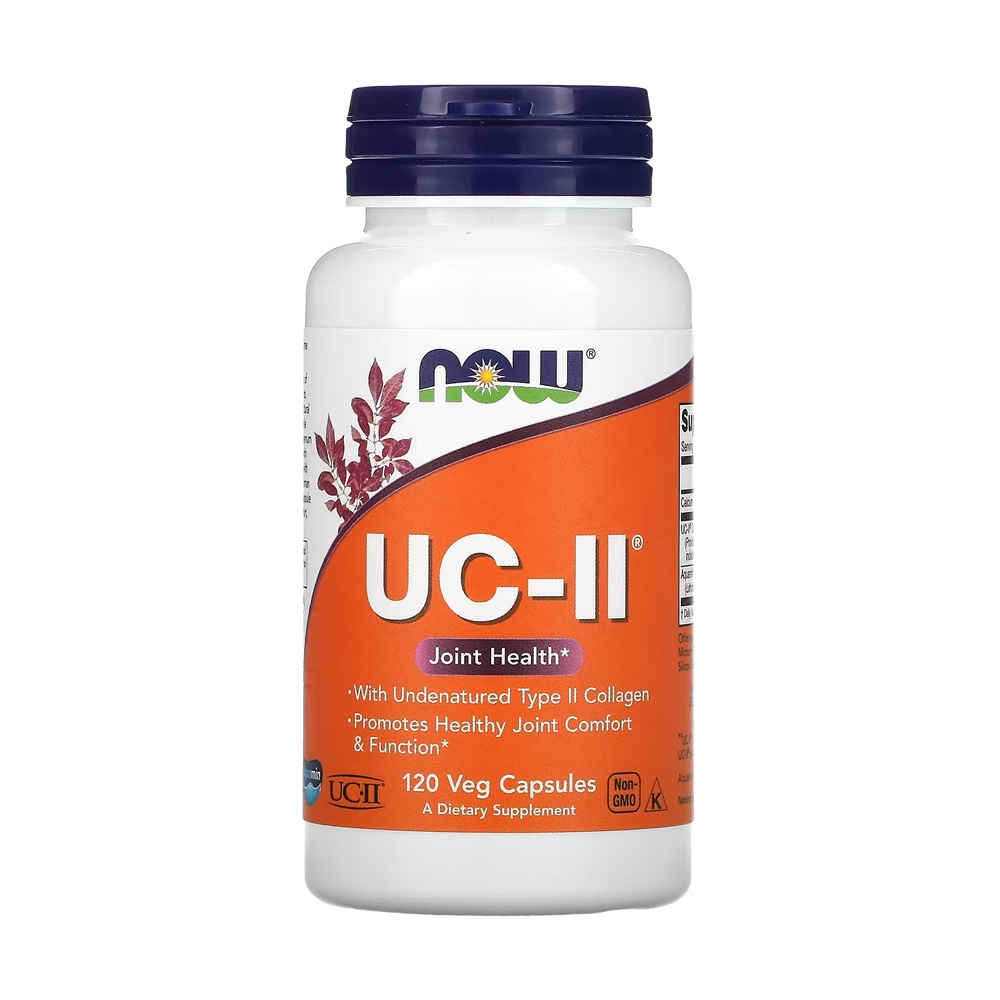 Colágeno UC-II 40mg Now Foods 120 Capsulas Vegetarianas - Health