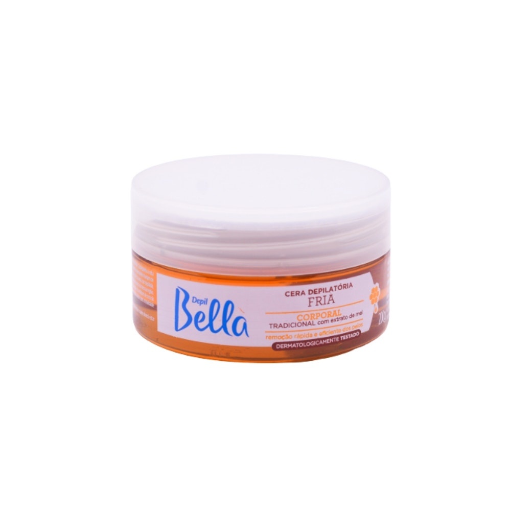 Cera Fria Depilatória Depil Bella Tradicional 200gr Pote