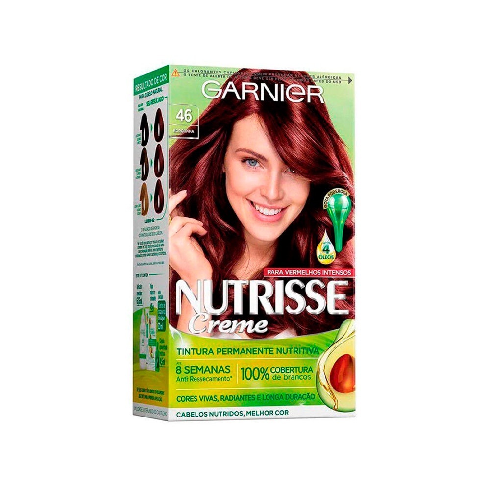 Tintura Nutrisse 46 Castanho Vermelho em Oferta na Shopee