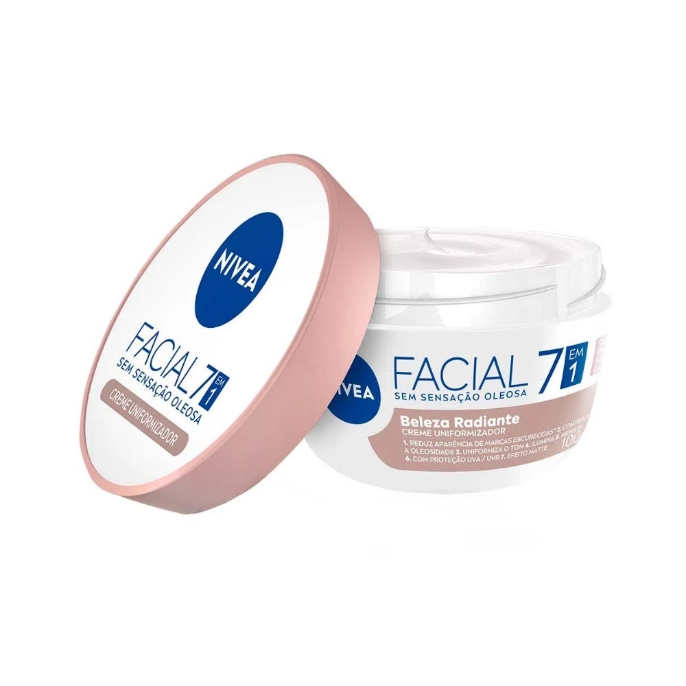 Creme Facial Nivea Beleza Radiante Pele Negra 100gr em Oferta na Shopee
