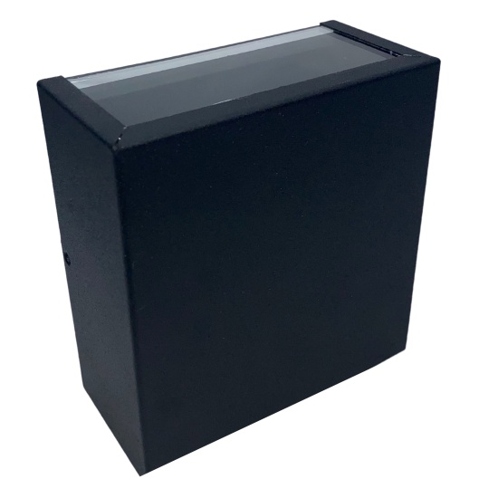 Arandela 6205 Alumínio Preto para lâmpada Halopim ou LED