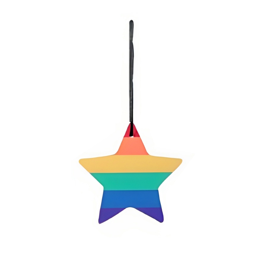 Enfeite para Pendurar Estrela LGBT - 10cm - 1 unidade - Cromus - Rizzo