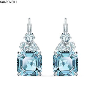 s925 Brincos Swarovsk _i Quadrados Em Forma De Gota De Diamante Fêmea Para De Temperamento Femininos Versáteis Diários (Presentes Senhoras) e1016