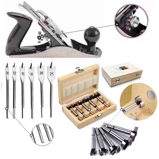 Plaina Manual De Metal Profissional 245x58 Mm + Kit Brocas