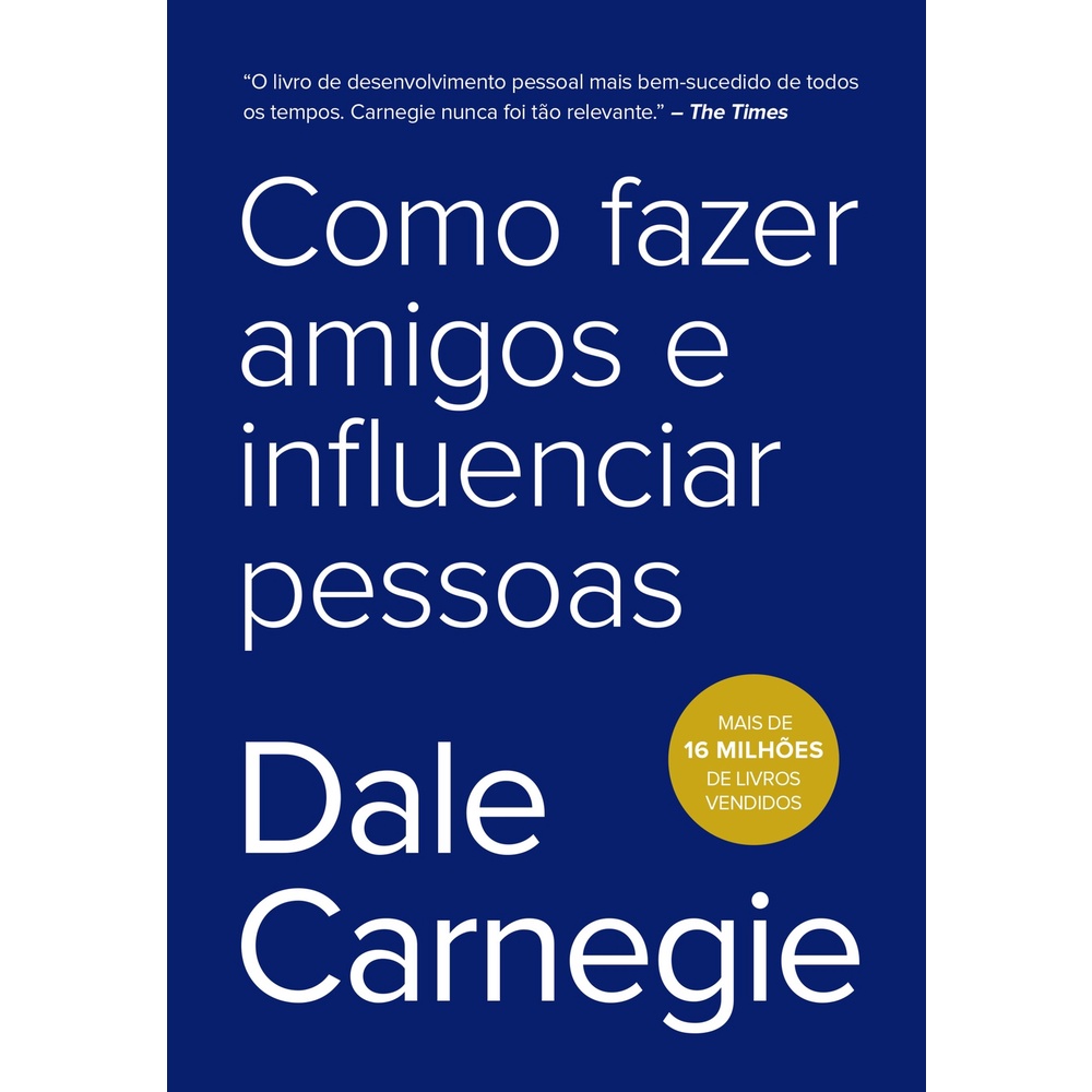 Livro Como fazer amigos e influenciar pessoas em Oferta na Shopee