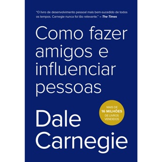 Livro Como fazer amigos e influenciar pessoas em Oferta na Shopee