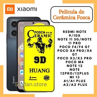 Pelicula de Ceramica 3D Fosca para Xiaomi Redmi note 9 11 12 poco x4 x3 m4 mi 13 A1/A1 plus A2/A2 plus