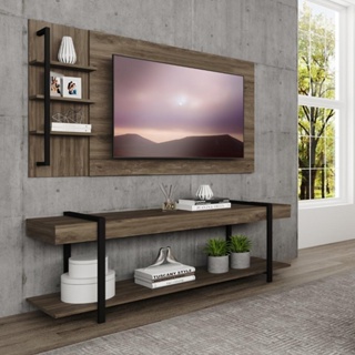 Rack c/ Painel para Tv até 50' Ohio Carraro em Oferta na Shopee