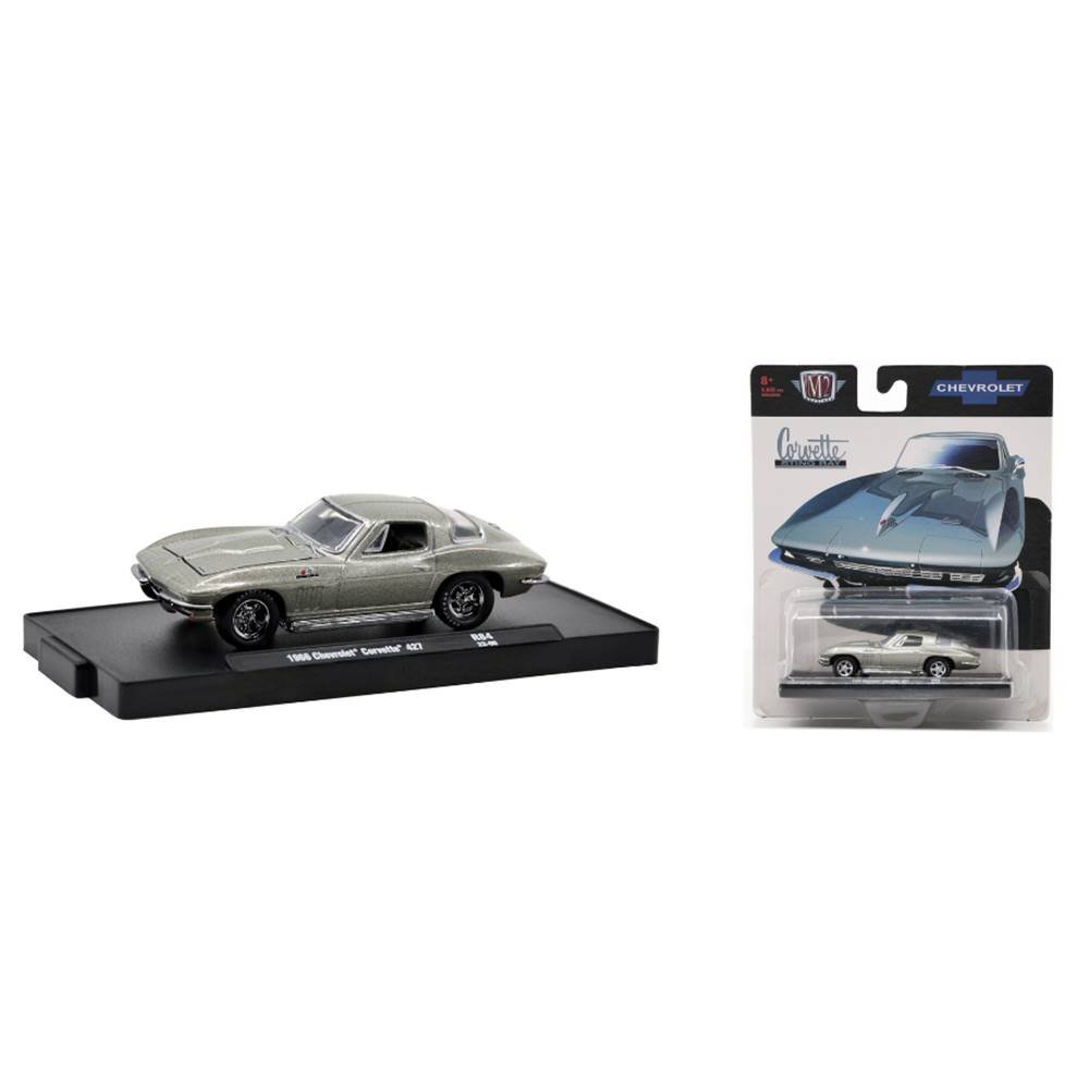 Miniatura Carro Chevrolet Corvette Sting Ray 427 (1966) - Auto Drivers - 1:64 - M2 Machines