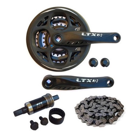 Pedivela Ltx 48x38x28 Tp Shimano Eixo Rolamento Corrente Gts em Oferta na Shopee