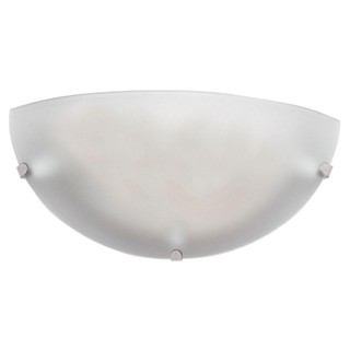 Arandela de vidro fosco Clean 30cm 60W jateado Bronzearte