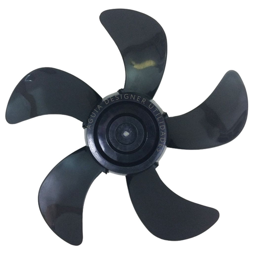 Hélice p/ Circulador Arno Turbão / C45 / TC18 / Ambience Perfume Preta