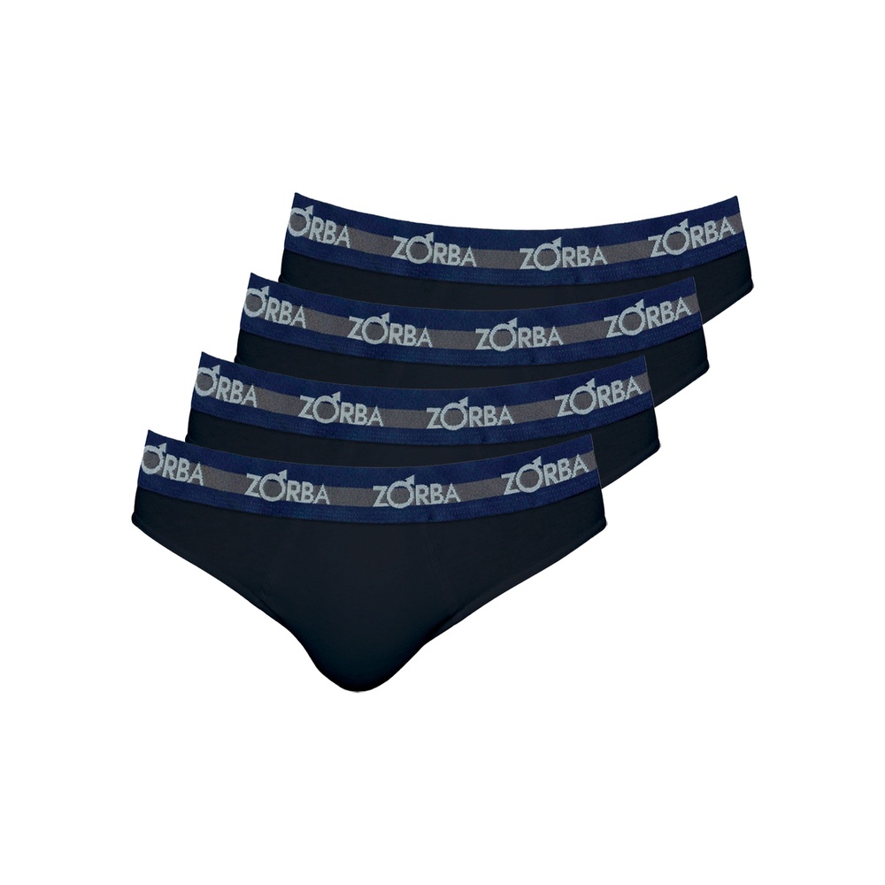 Kit com 4 Cuecas Slip Zorba 0764 em Oferta na Shopee