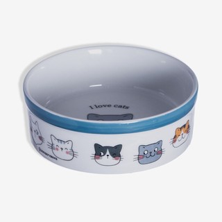 Comedouro ZC Pets Tamanho G Eu Amo Gatos - ZonaCriativa em Oferta na Shopee