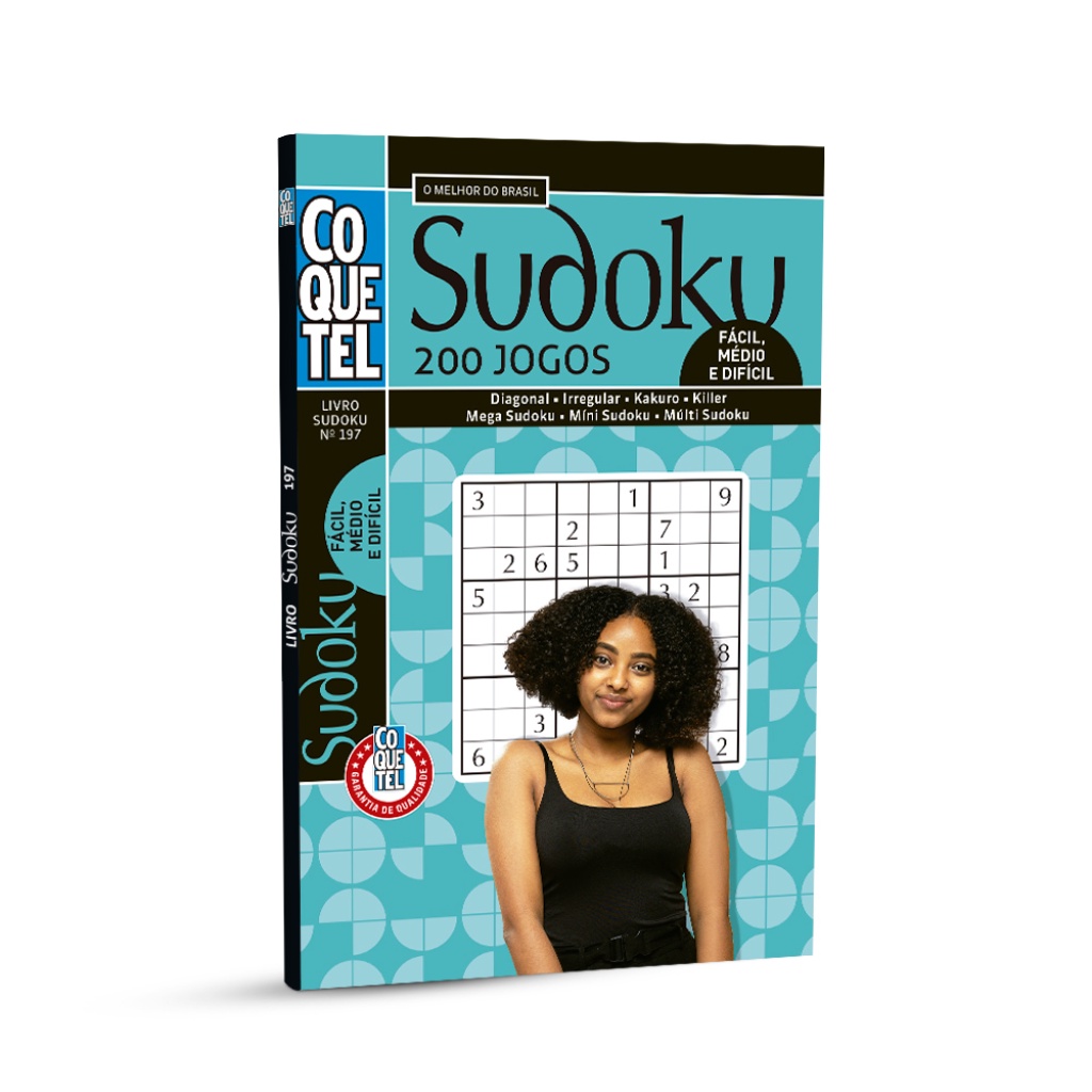 LIVRO COQUETEL SUDOKU FC/MD/DF ED 197 - Books & Magazines