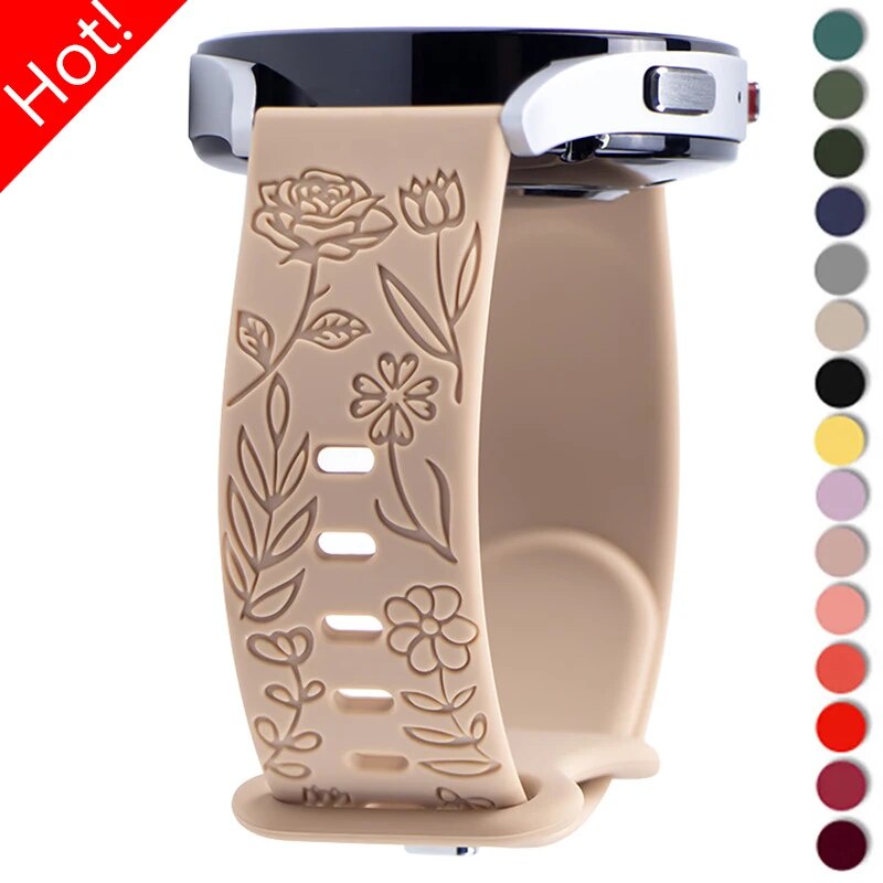 Pulseira Esportiva De Silicone De 20/22mm Compatível Com O Relógio Samsung Galaxy 6 Classic 6 5 4 40/44mm Huawei Watch GT3 GT4 Pro