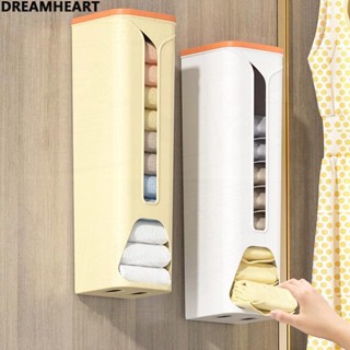 Caixa De Armazenamento Montada Na Parede Organizador De Meias De Roupa Íntima Economize Espaço Pendurar Tipo Clamshell Dormitório Doméstico