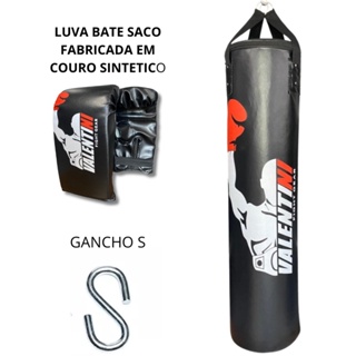 Saco de Pancada VALENTINI 160 cm - Treino Boxe Muay Thai  - Alta Resistencia + Luva Bate Saco Preta em Oferta na Shopee