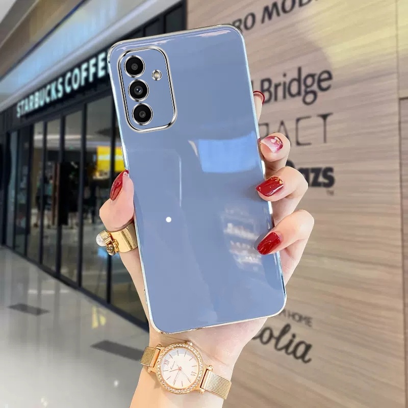 Detalhes do Capinha Samsung A15 5G/A25/A35/A55/A14 5G/A54 5G/A05S Simple and stylish solid color phone case ZB