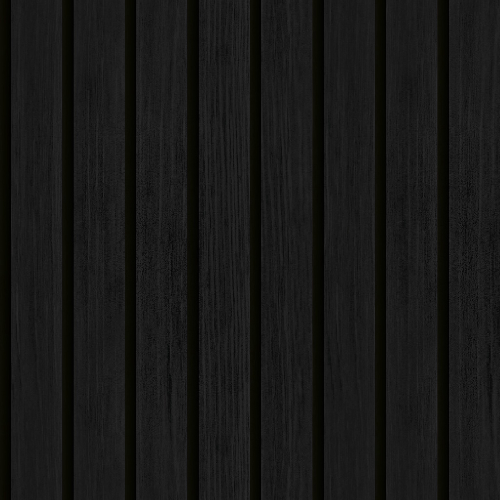 Papel de Parede Madeira Adesivo Autocolante 3d Ripado Preto Vinílico Sala Cozinha 10m x 45cm em Oferta na Shopee