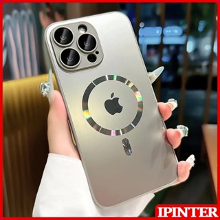 Para Magsafe Magnético De Carregamento Sem Fio AG Fosco Caso iPhone 16 15 14 13 12 11 Pro Max Plus Com Lente Da Câmera Protetora em Oferta na Shopee