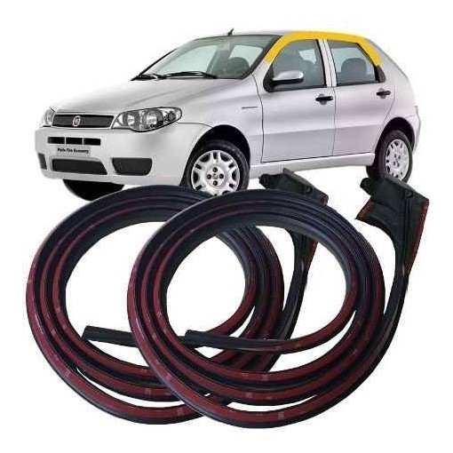 Par Borracha Teto Pingadeira Palio Siena 4 Portas 96 A 14 em Oferta na Shopee