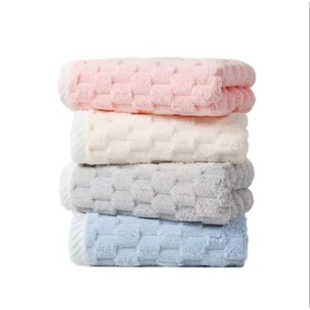 Toalhas De Banho Alta Qualidade para adultos banheiro veludo coral multicolorido SHY01