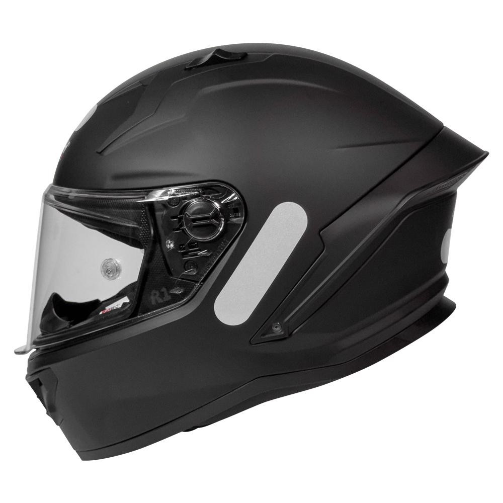 Capacete Gp Tech Pilot Monocolor Preto Fosco