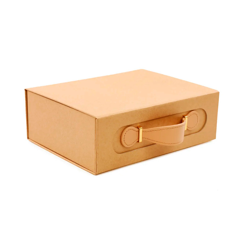 Caixa de Papel Rígido Retangular Kraft com Alça  - 1 unidade - Cromus - Rizzo em Oferta na Shopee