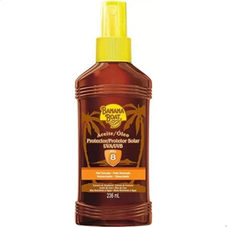 Óleo Bronzeador Spray FPS 8 - 236 ml - Banana Boat em Oferta na Shopee