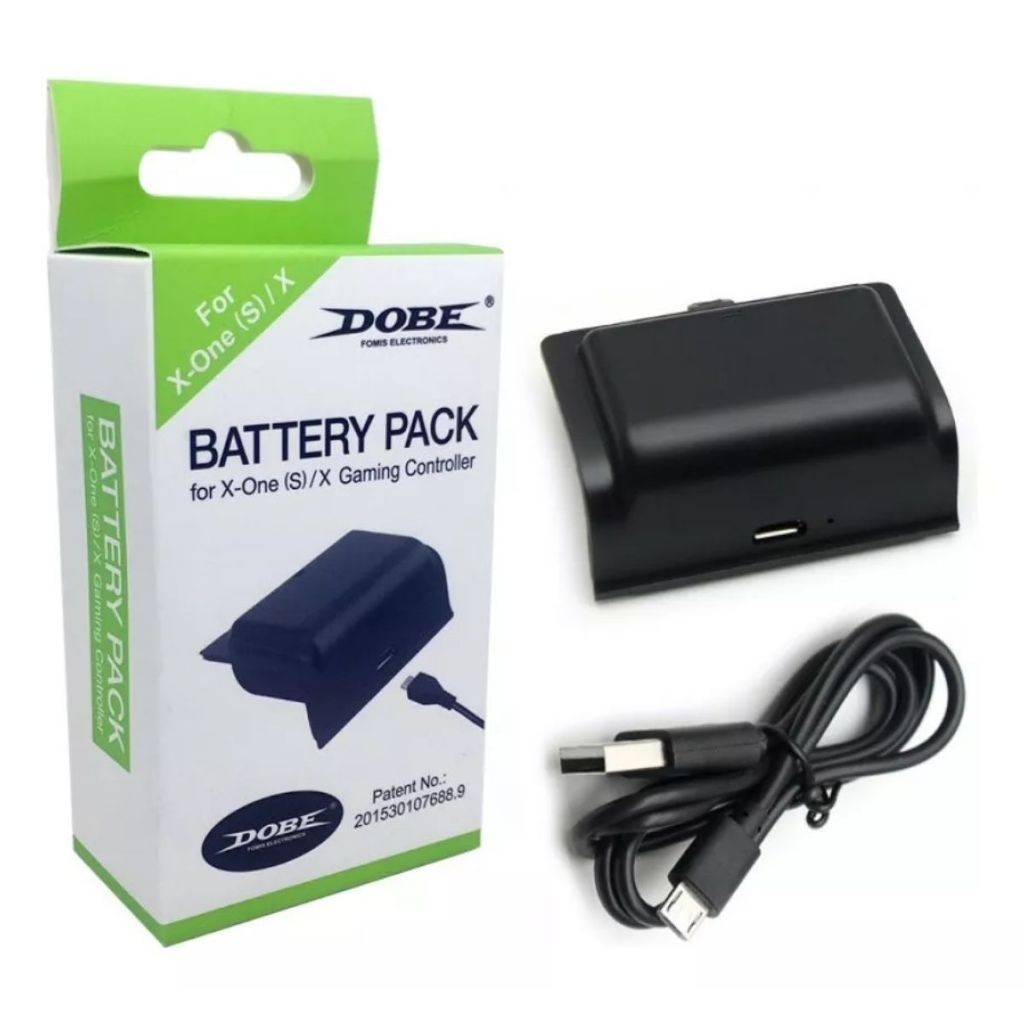 Bateria e Cabo Carregador Dobe Para Controle X-Box One S/X